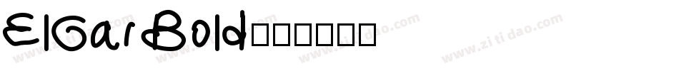 ElGar Bold字体转换
